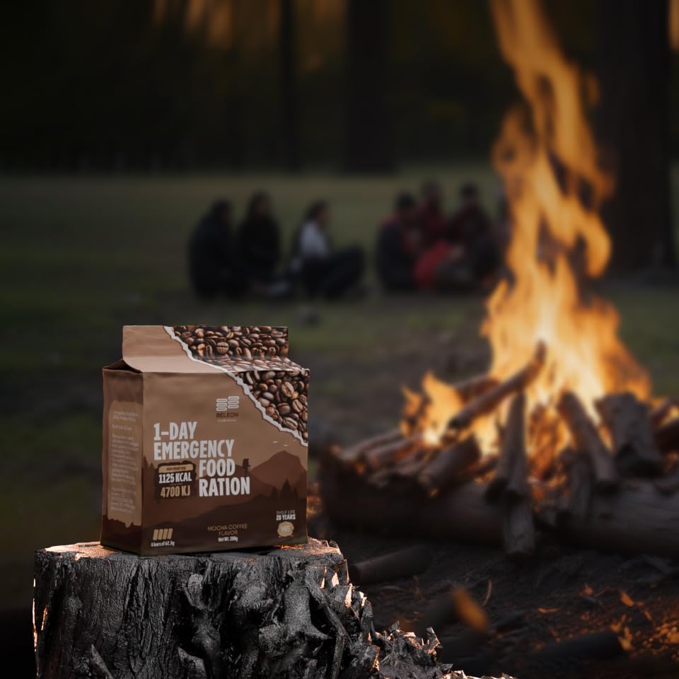Emergency Food Supply 7-Day Chocolate Biscuit Bars Survival Kit A231664