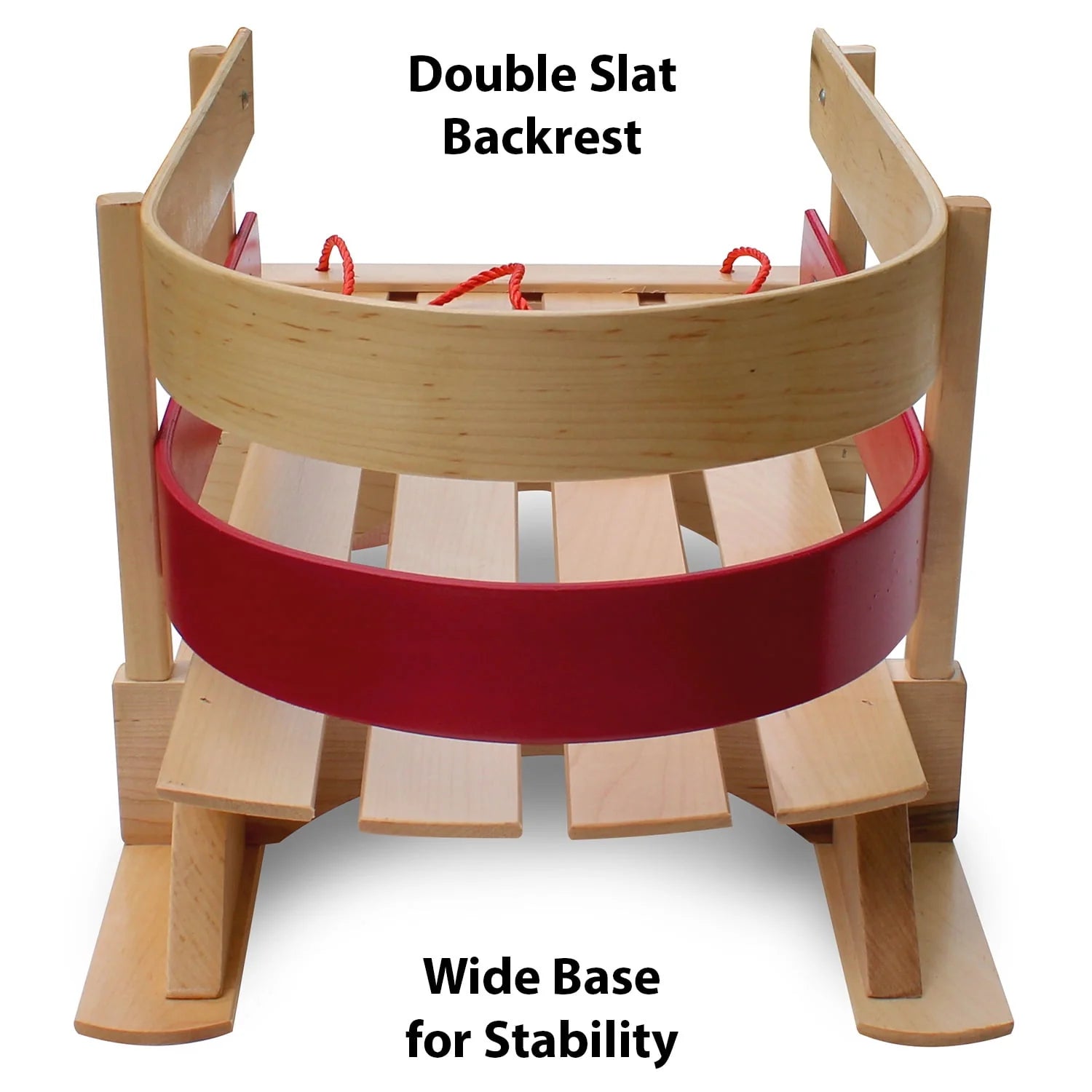 Flexible Flyer Baby Pull Sled Wooden Sleigh for Kids Z133
