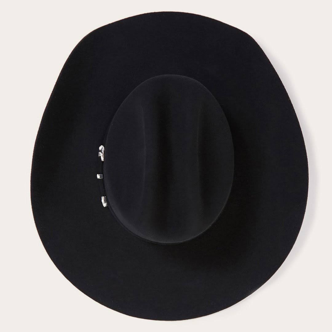Stetson 94 Corral 4X Buffalo Fur Hat - Black S755