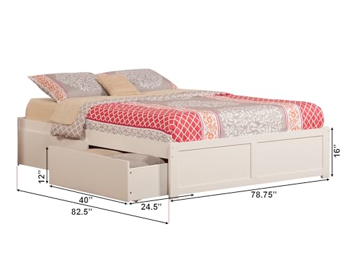 AFI Concord Platform Bed with Storage Drawers J78151